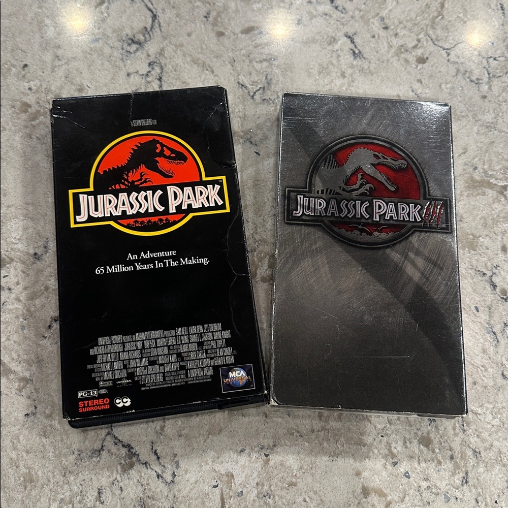 Jurassic Park & Jurassic Park III Bundle VHS